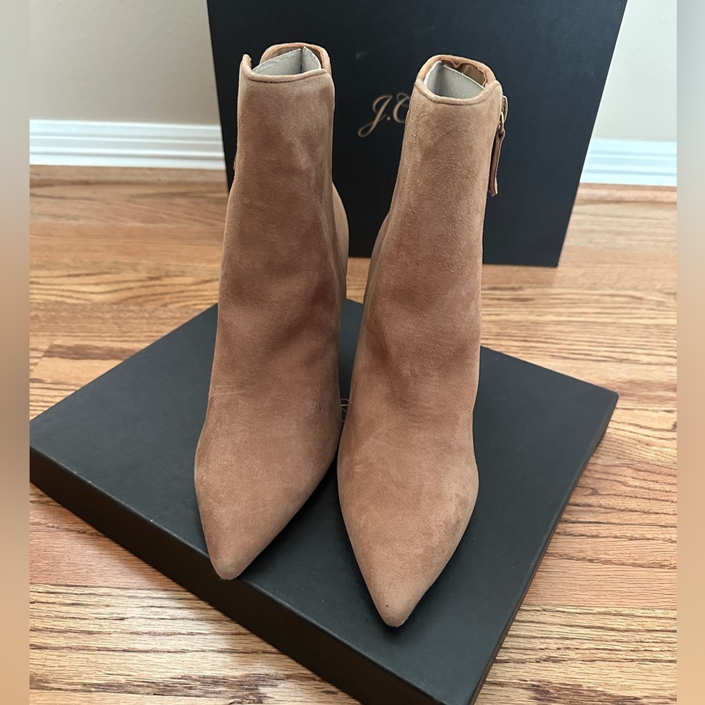 J. Crew Pointed-toe ankle boots in suede - Picture 3 of 12